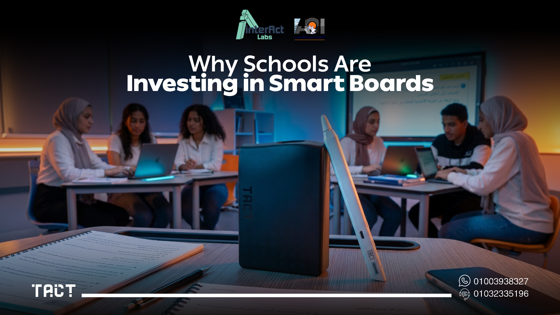 Smart Board for Schools — Tact Panel by Interact Labs