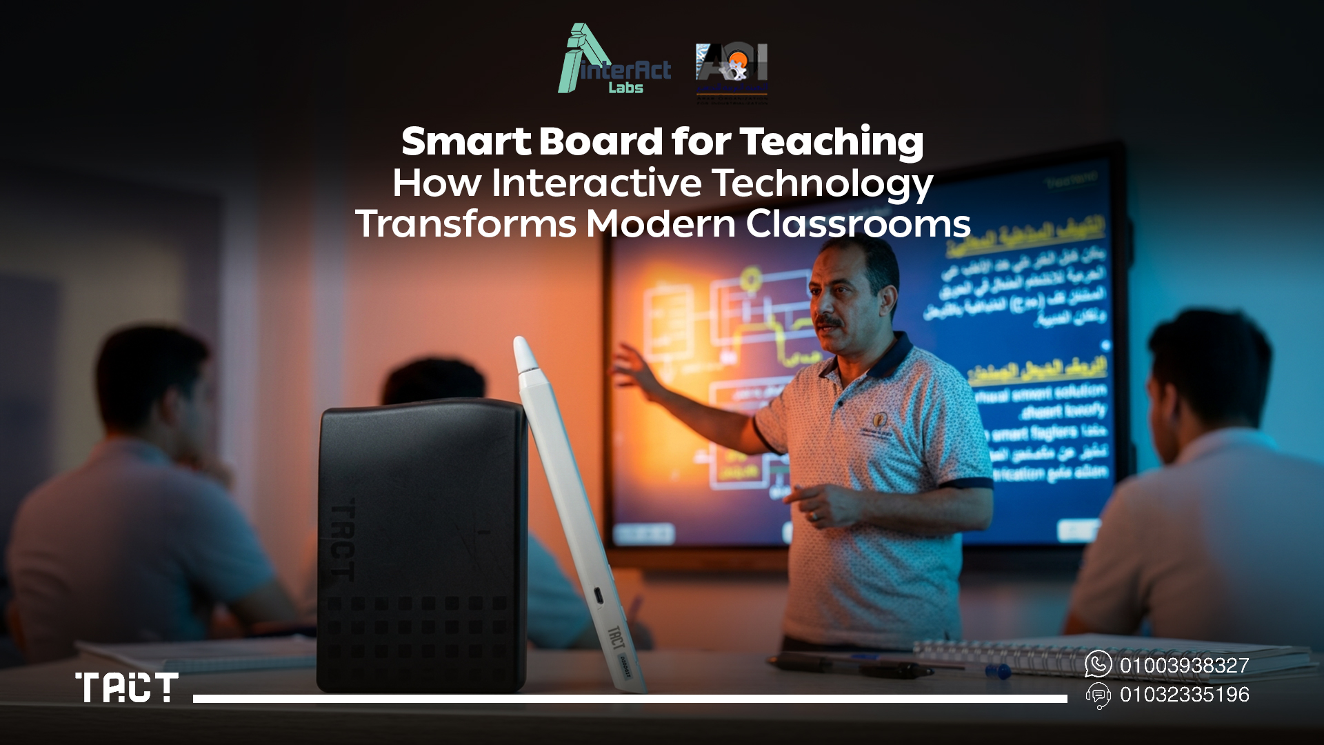 Smart Board for Teaching — Tact Device by Interact Labs