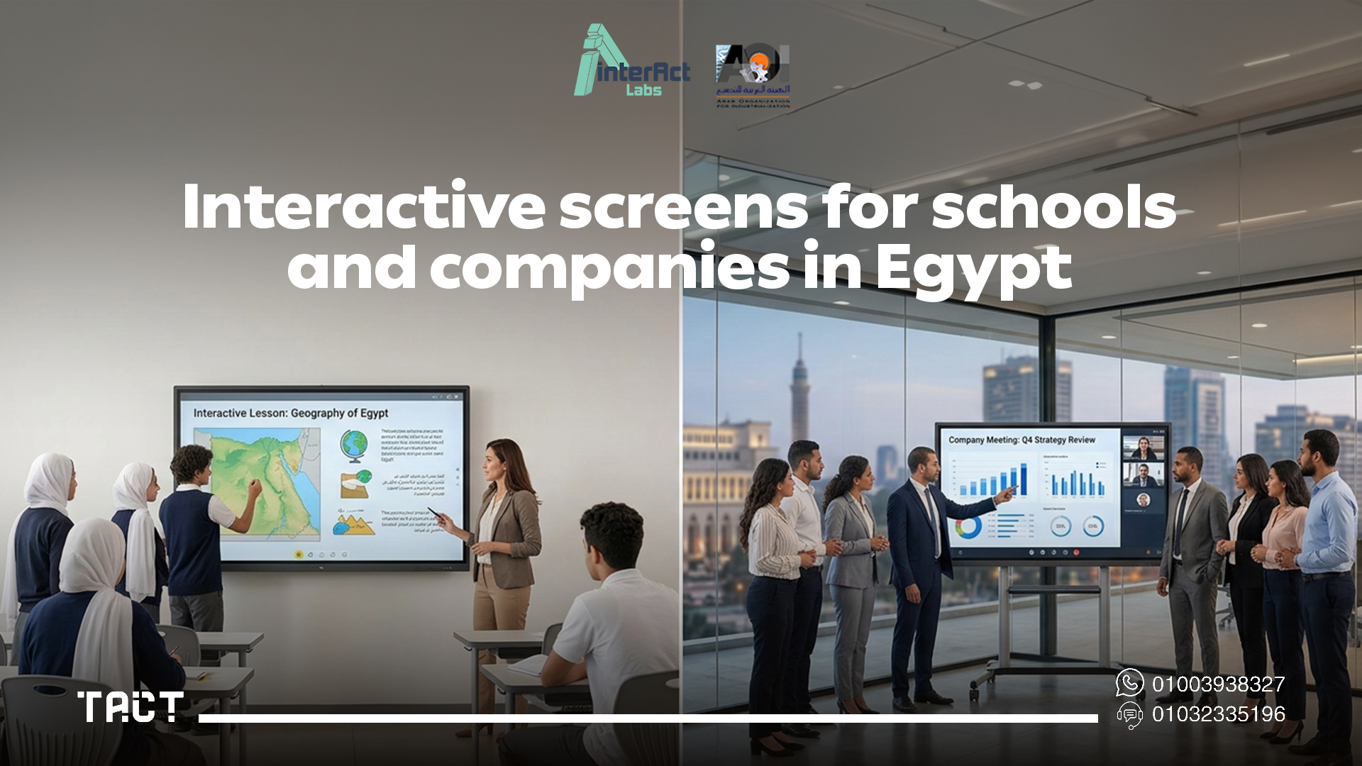 Interactive Screen Egypt — TACT Panel by Interact Labs