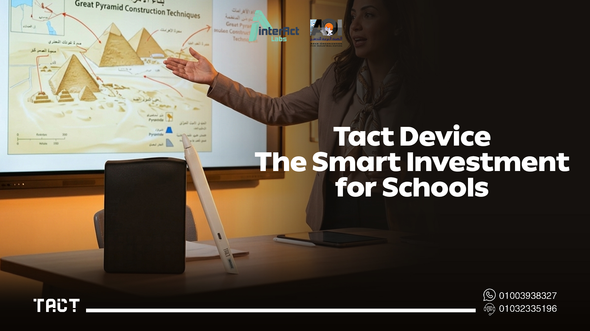 Smart Board Cost Egypt — Tact Device by Interact Labs